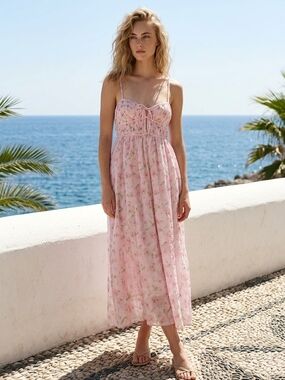 en saison laguna midi dress En Saison Laguna Midi Dress In Light Green - 80% Off